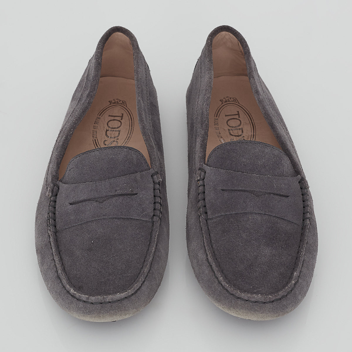 Mocassim Tod's Camurça Cinza Tam. 39,5