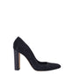 Sapato Manolo Blahnik de Pele Preto Tam. 39,5