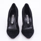 Sapato Manolo Blahnik de Pele Preto Tam. 39,5