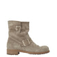 Bota Jimmy Choo Suede Bege Tam. 39,5