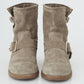 Bota Jimmy Choo Suede Bege Tam. 39,5