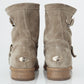 Bota Jimmy Choo Suede Bege Tam. 39,5