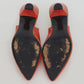 Sapato Marc By Marc Jacobs Verniz Laranja Tam. 37