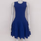 Vestido Alexander Mcqueen Azul