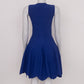 Vestido Alexander Mcqueen Azul