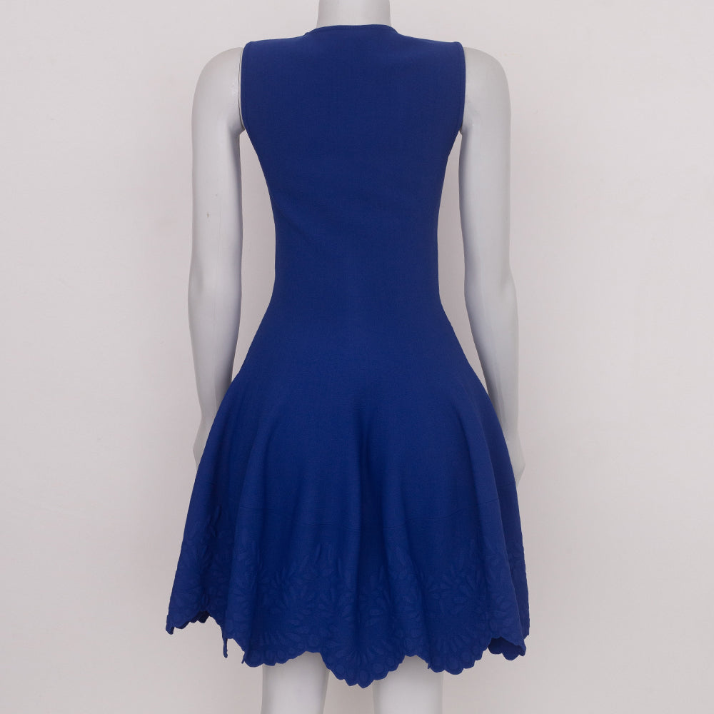 Vestido Alexander Mcqueen Azul