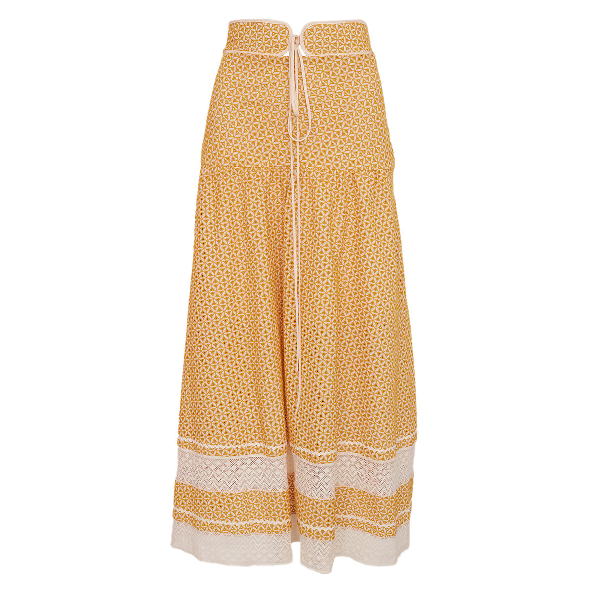 Conjunto Nk Branco e Amarelo Tam. 38