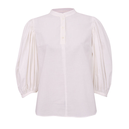 Camisa See by Chloe Mangas Bufantes Branca Tam. 36 Br