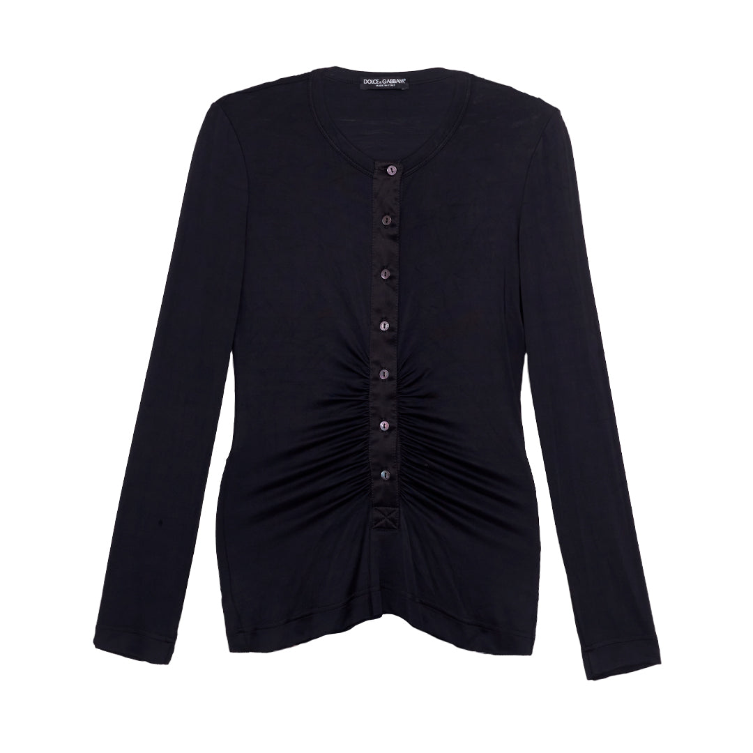 Camisa Dolce & Gabbana Preta Tam. 40