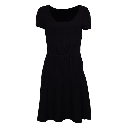 Vestido Diane Von Furstenberg Preto Manga Curta Tam. P