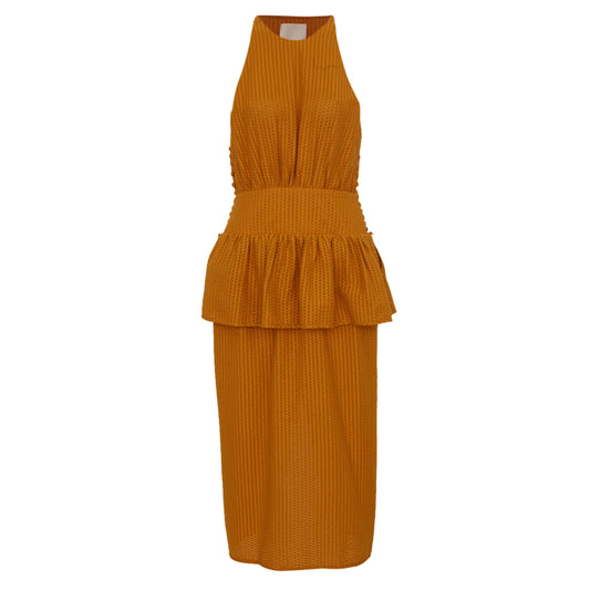 Vestido Paula Raia Amarelo Tam. 38 Br