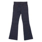 Calça Prada Jeans Flaire c/ Costuras em Linha Laranja Tam. 26