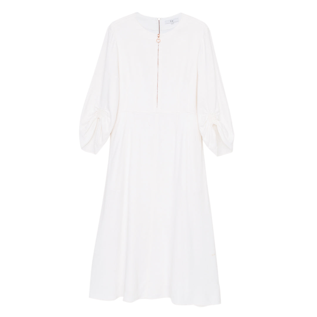 Vestido Tibi Branco Manga Longa Tam. 10