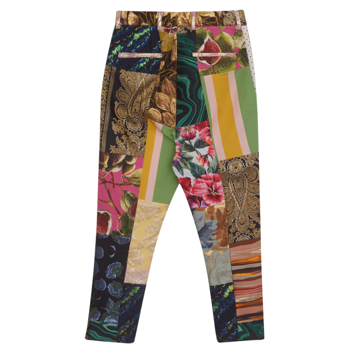 Calça Dolce & Gabbana em retalhos Coloridos Tam.38 It