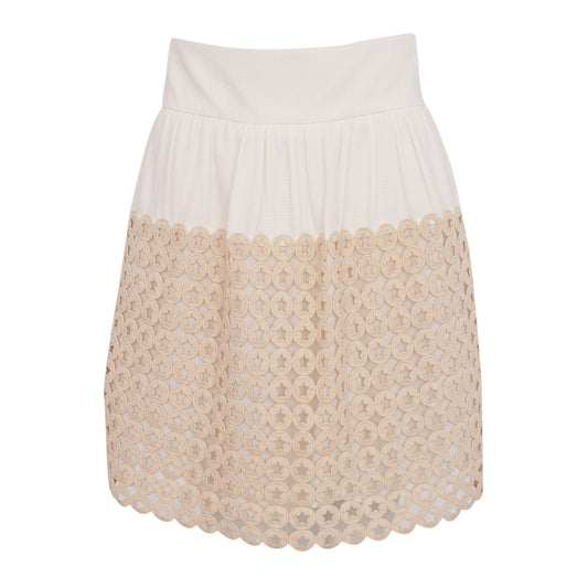 Saia Paula Raia Branca c/ Estrelas Tam. 38