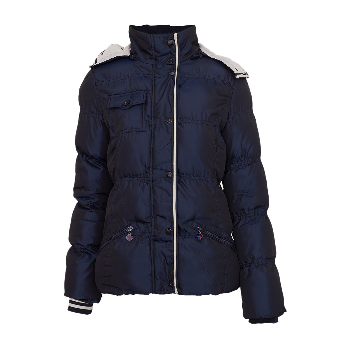 Casaco Moncler Azul Marinho Tam. XL