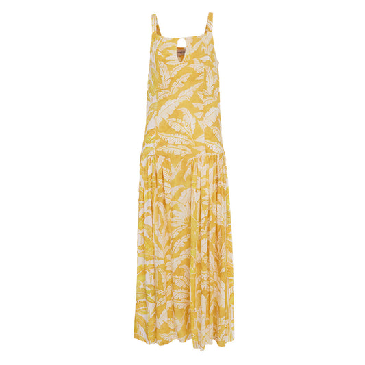 Vestido Adriana Degreas Longo Tropical Tam. M