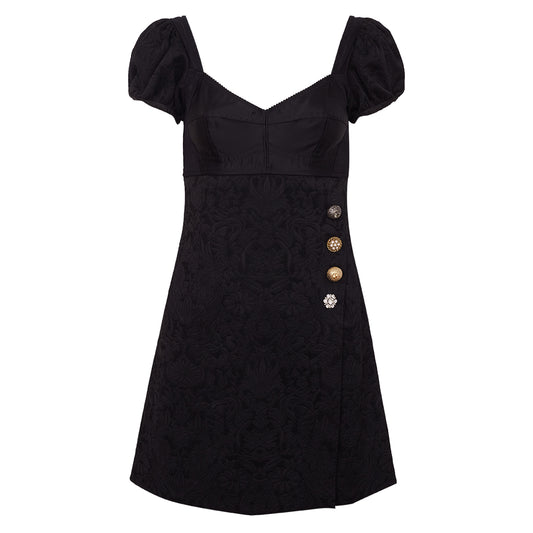Vestido Dolce & Gabbana c/ Renda Preto Tam. 38 Br
