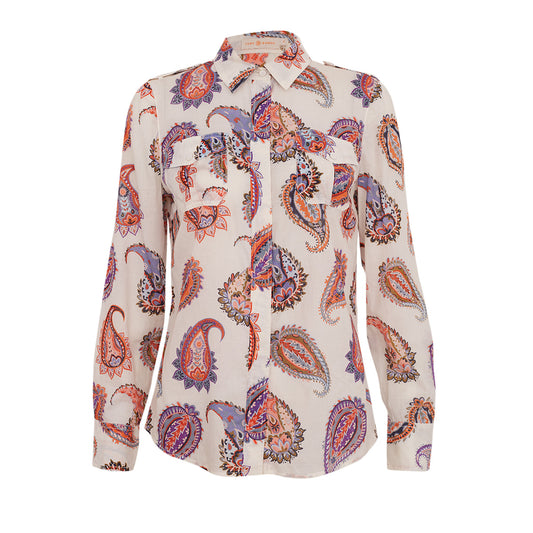 Camisa Tory Burch Estampada Tam. 38 Br
