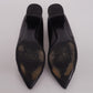 Sapato Chanel Preto c/ Detalhes em Ferragens Prata Tam.39,5 Br