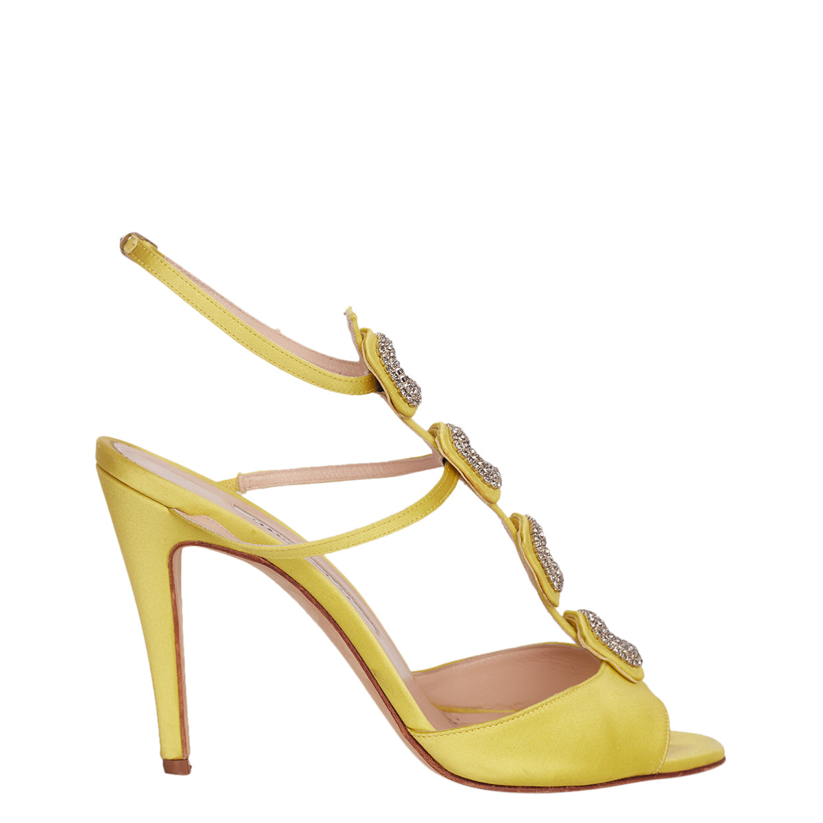 Sandália Amarela Manolo Blahnik Tam. 37,5 Br