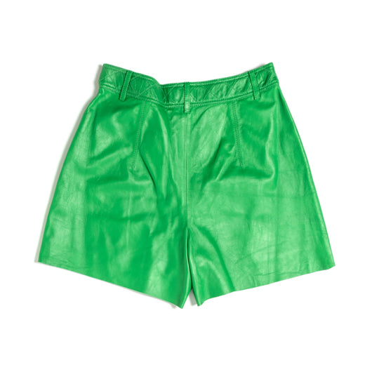 Shorts NK em Couro Verde Bandeira Tam. 44