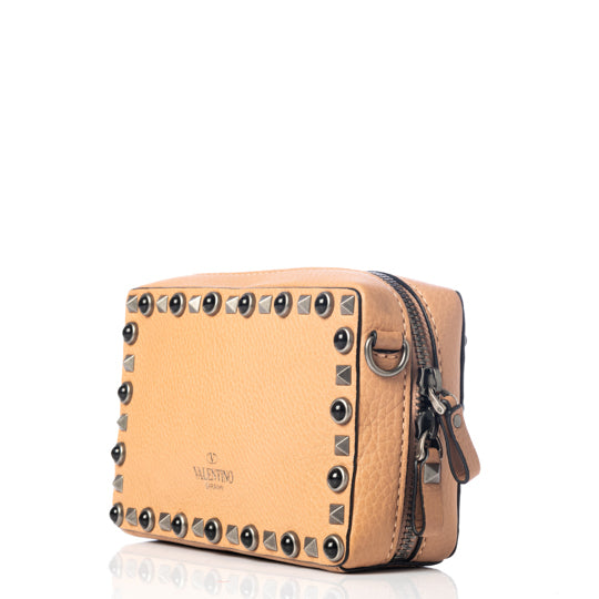 Bolsa Valentino Bege com Studs Pretos