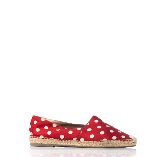 Alpargata Valentino Vermelho Poá Tam. 36