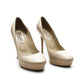 Sapato Jimmy Choo Bicolor Bege e Creme Tam. 38