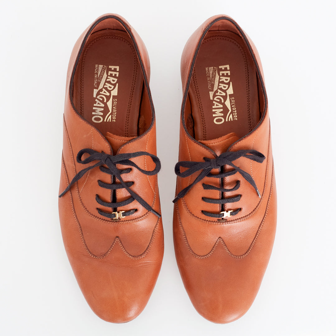 Mocassim Salvatore Ferragamo Marrom Tam. 38