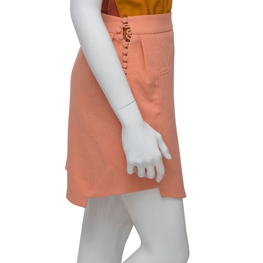 Saia Paula Raia Rosa Salmão Tam. 38 Br