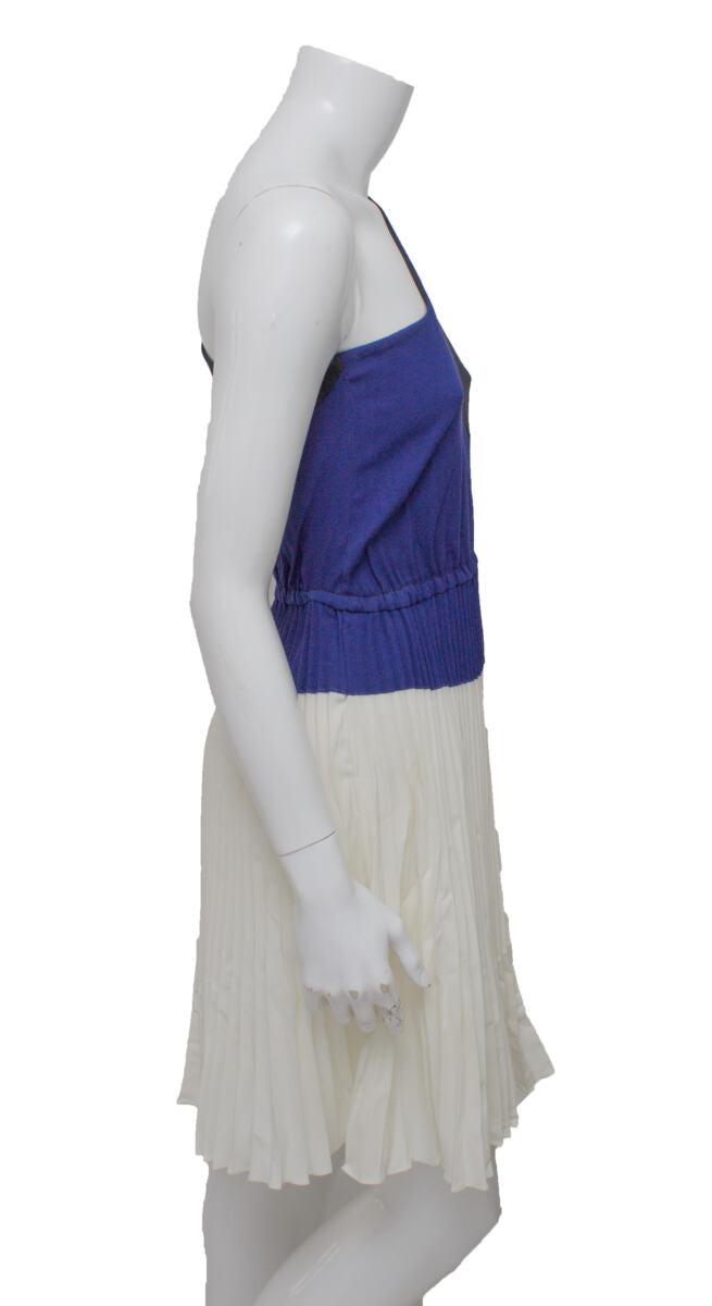 Vestido Prada Azul e Branco