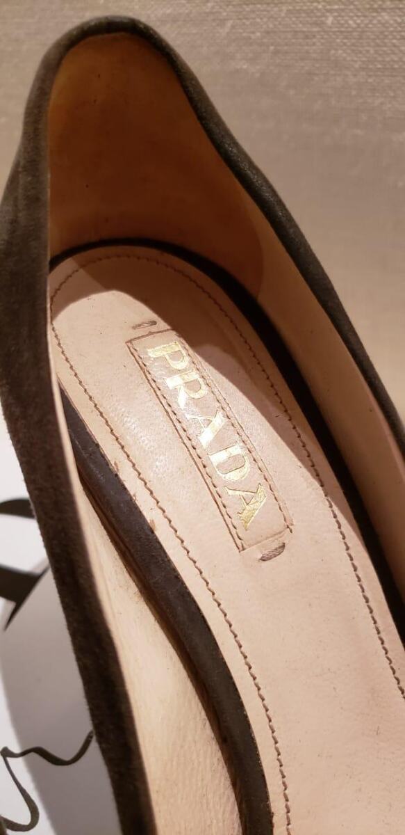 Sapato Prada Bicolor Camurça Tam. 40