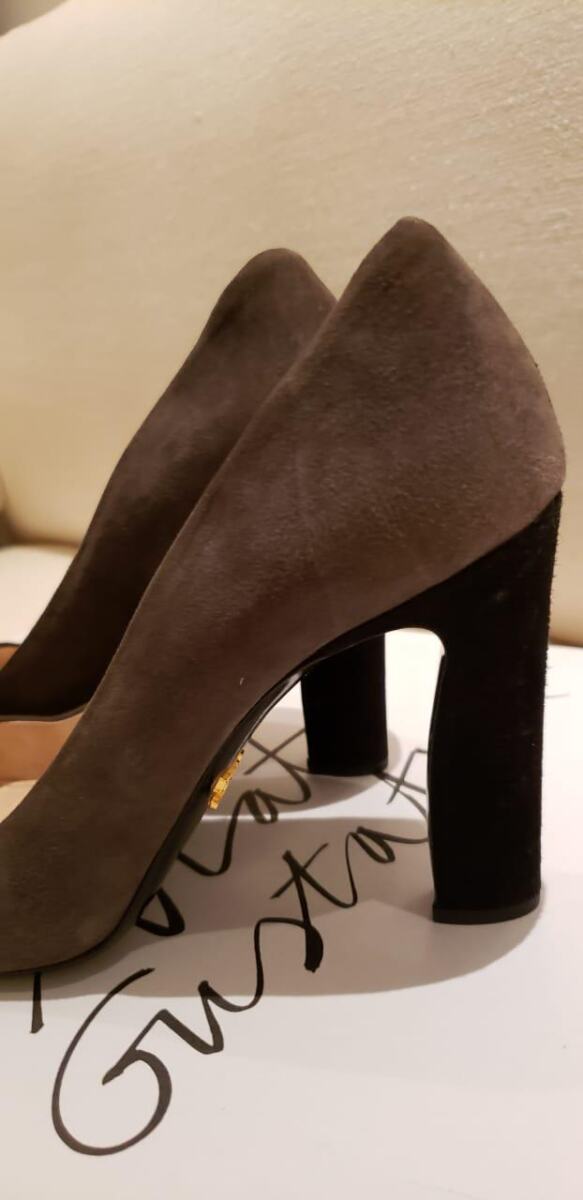 Sapato Prada Bicolor Camurça Tam. 40