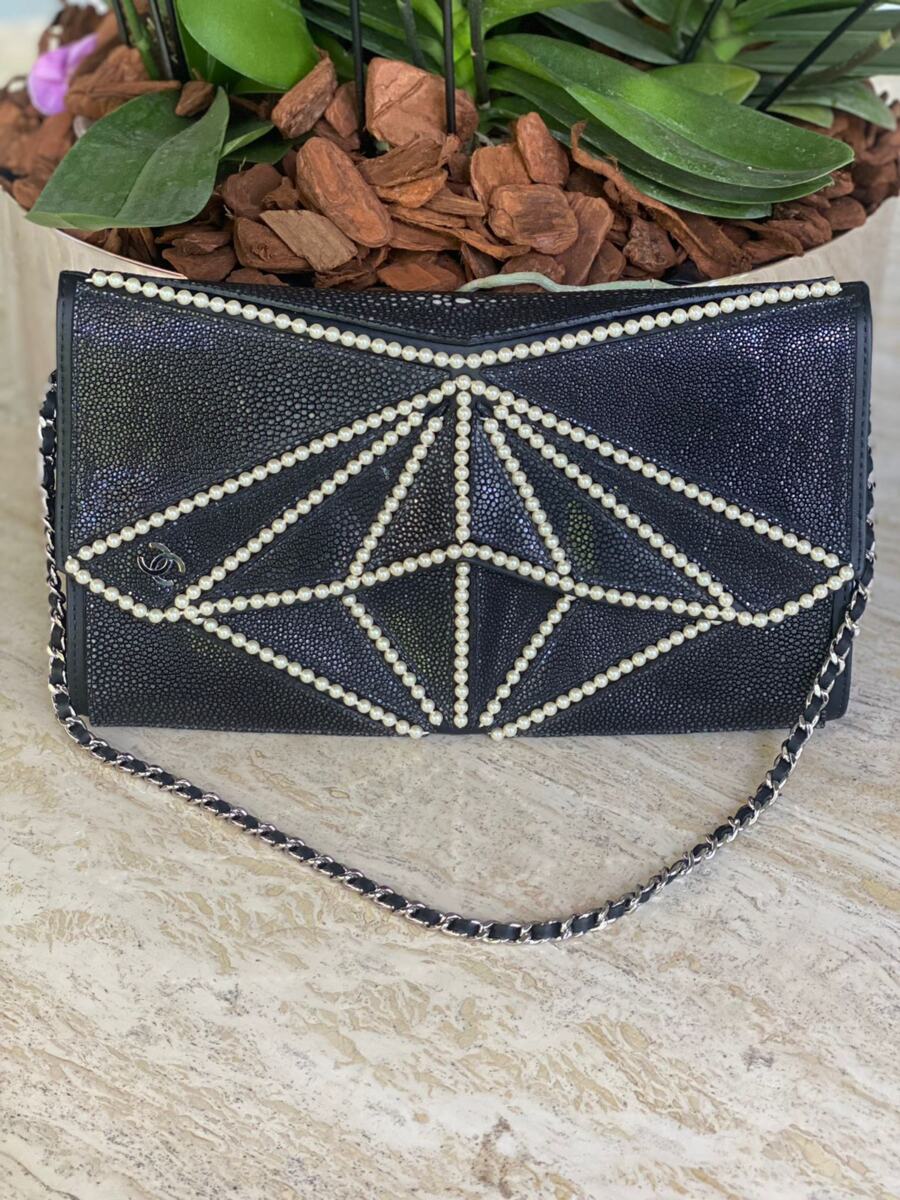 Bolsa Chanel Arraia Preta