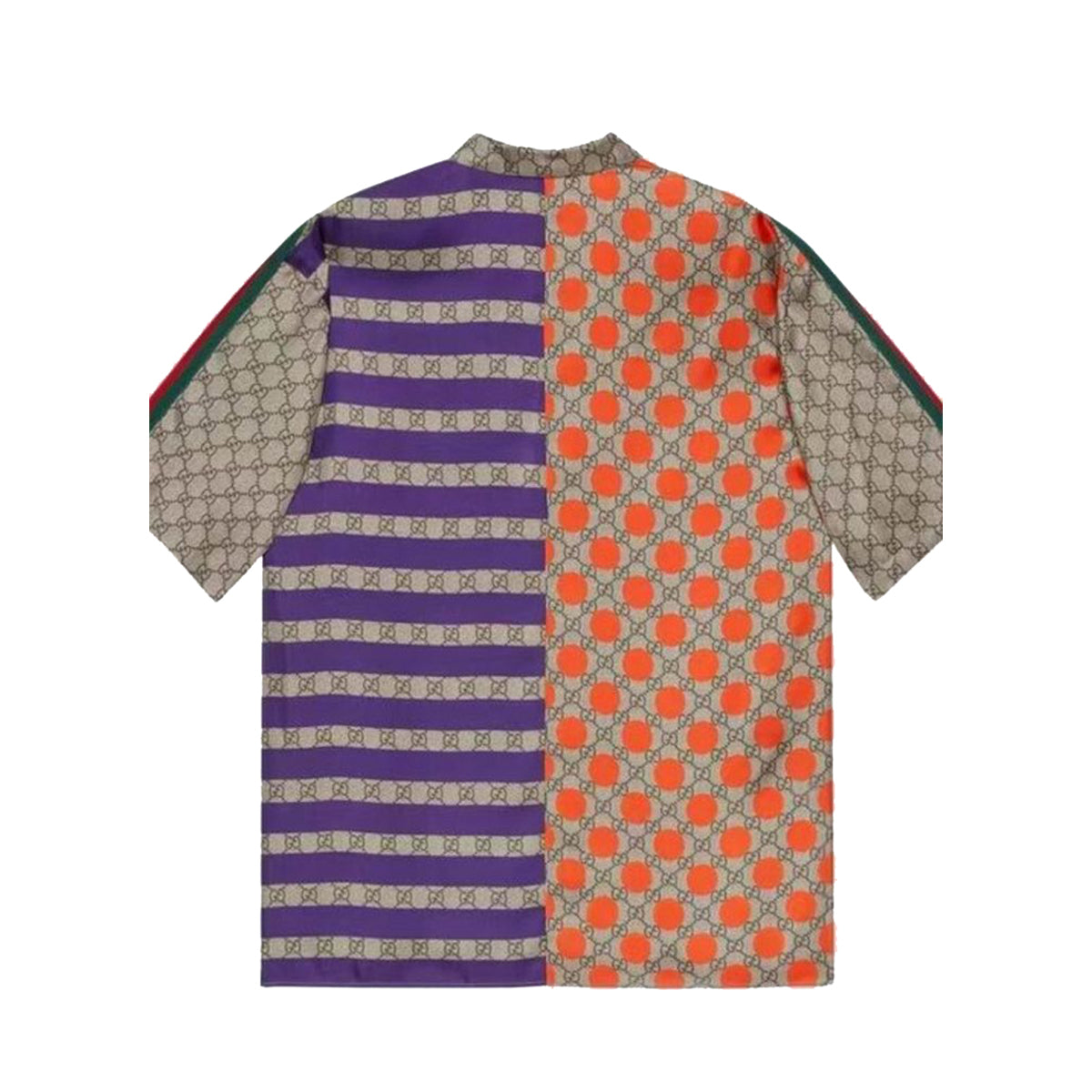 Camisa Gucci T-shirt Geometrica GG Print Bowling Tam. 52