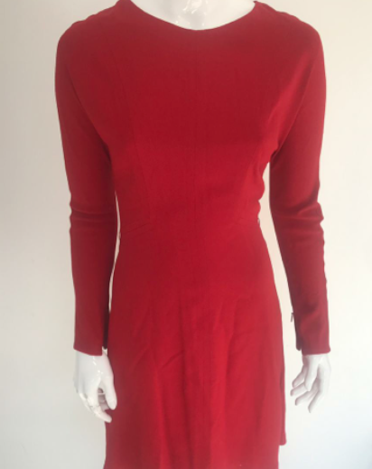 Vestido Gucci vermelho com etiqueta tam 40