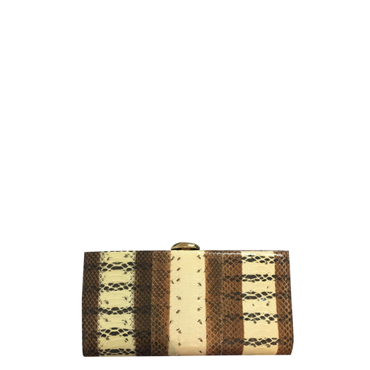 Clutch Ferragamo Python Média