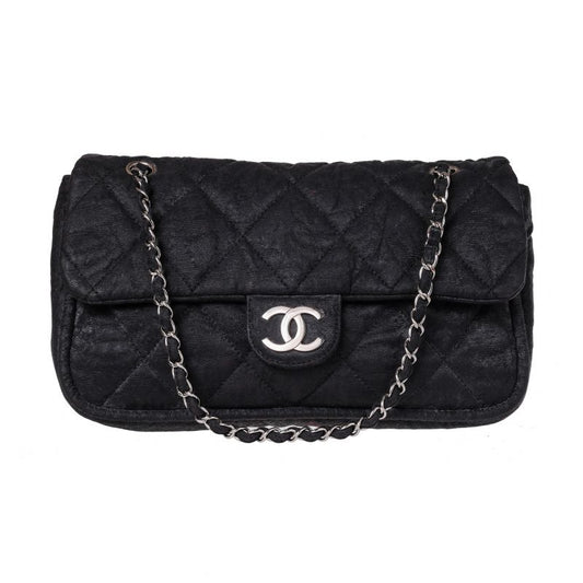 Bolsa Chanel Le Marais Flap Preta Jumbo