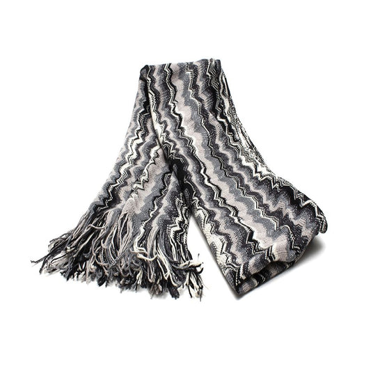Lenço Missoni Degradê cinza