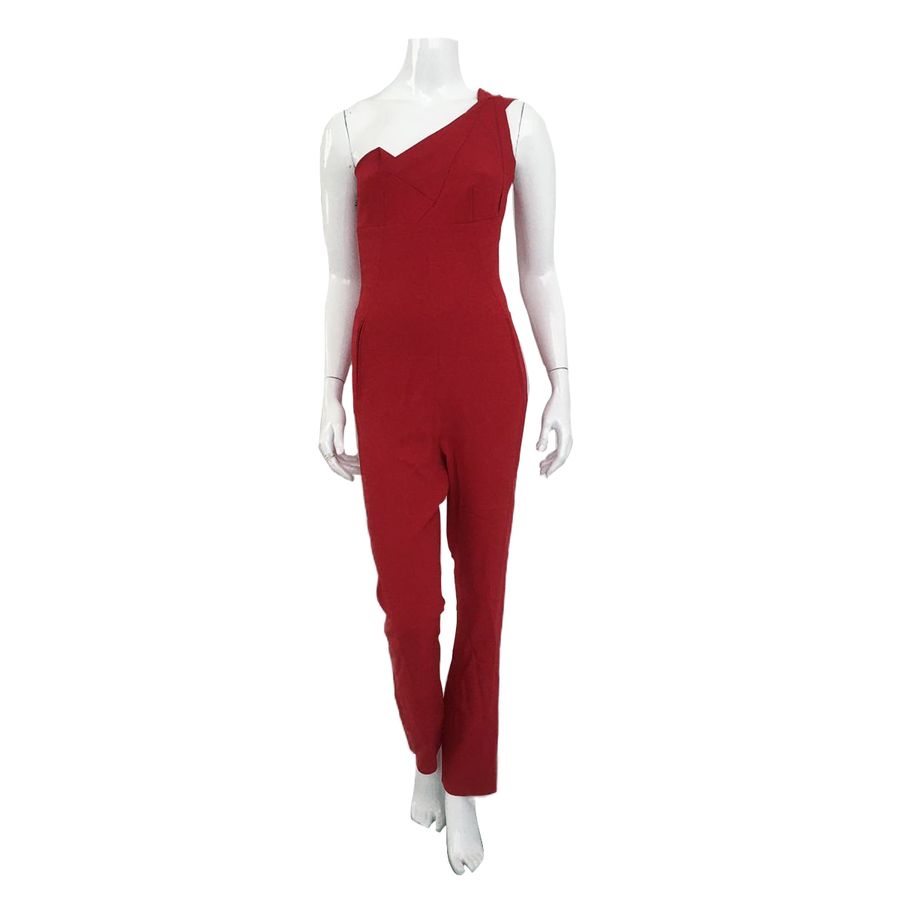 Macacão Roland Mouret Vermelho Tam. 42