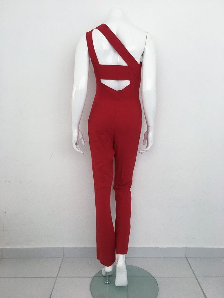 Macacão Roland Mouret Vermelho Tam. 42