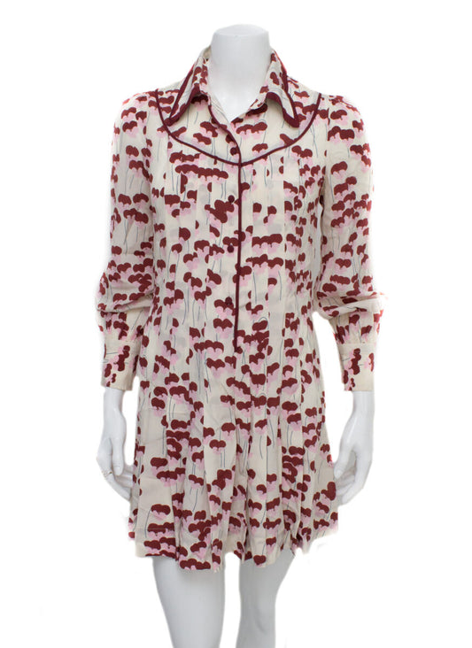 Vestido Marc Jacobs Estampado Tam. 38 Br