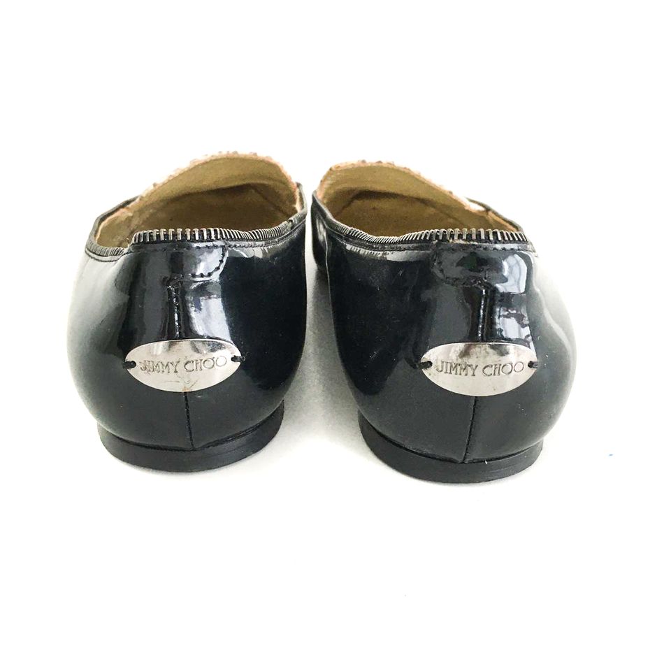 Sapatilha Jimmy Choo Preto e Phytton Tam. 36