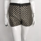 Shorts Red Valentino Preto Florido Tam. 40