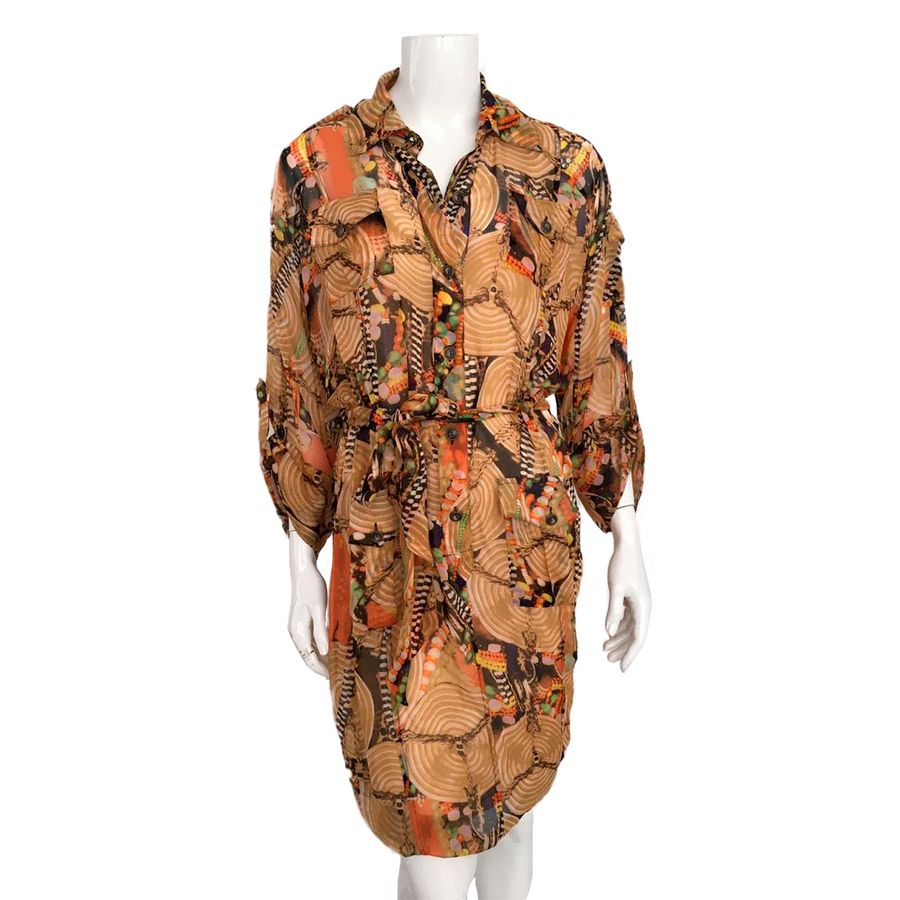 Chemise Diane Von Furstenberg Estampada Tam. 8