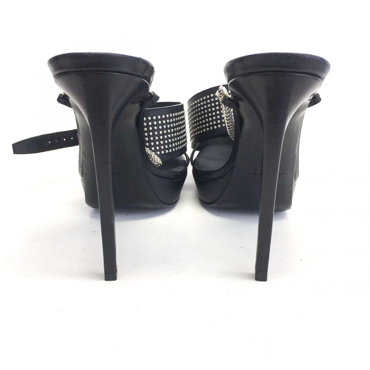 Sandália Saint Laurent Preta Tam. 37 BR