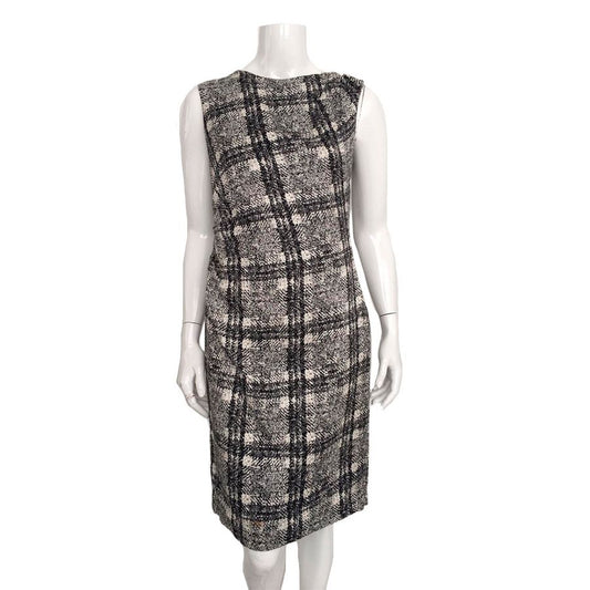 Vestido Carolina Herrera Branco e Preto Tam. 8