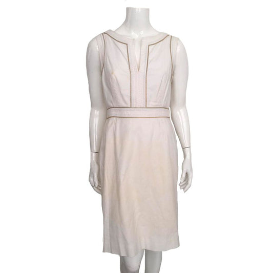 Vestido Tory Burch Branco Tam. 44 Br