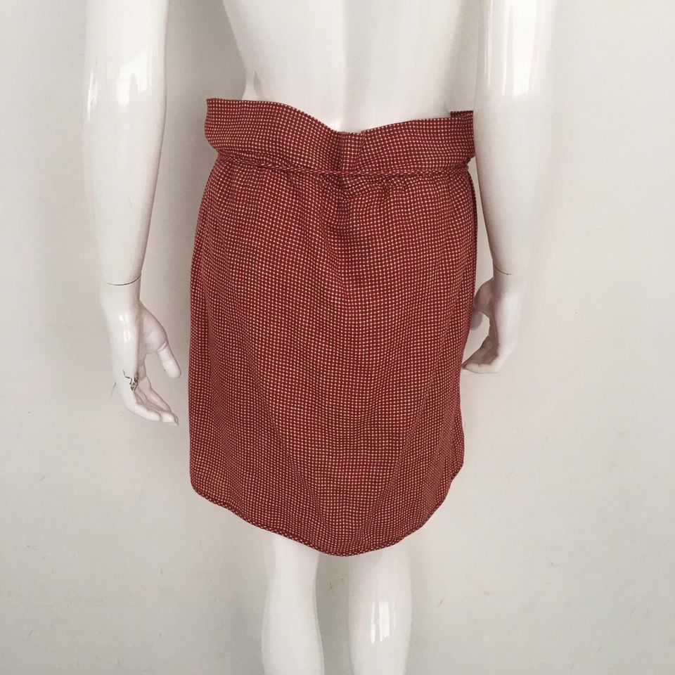 Saia Paula Raia Vermelho e Branco Tam. 38